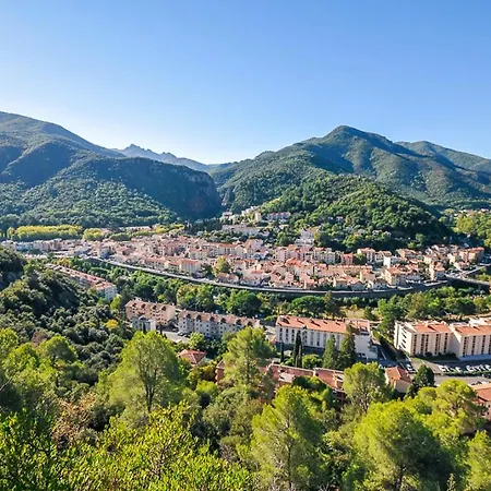 Lägenhet Elegant T2 Lumineux Avec Parking Prive Amélie-les-Bains-Palalda